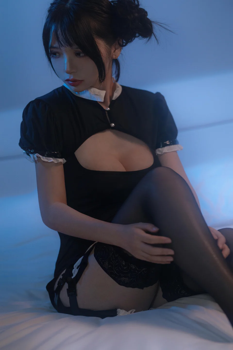 疯猫ss - No.157 黑色护士 [40P-371MB] tg@simisebaisi 【丝足阁】024.webp
